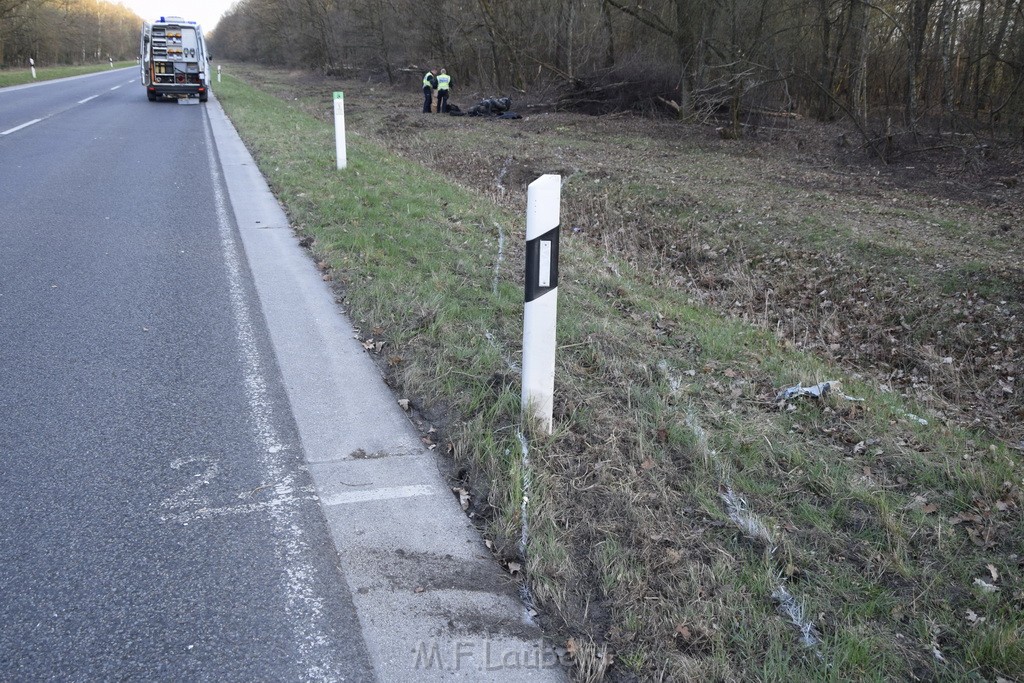 Schwerer VU Krad Fahrrad Koeln Porz Alte Koelnerstr P215.JPG - Miklos Laubert